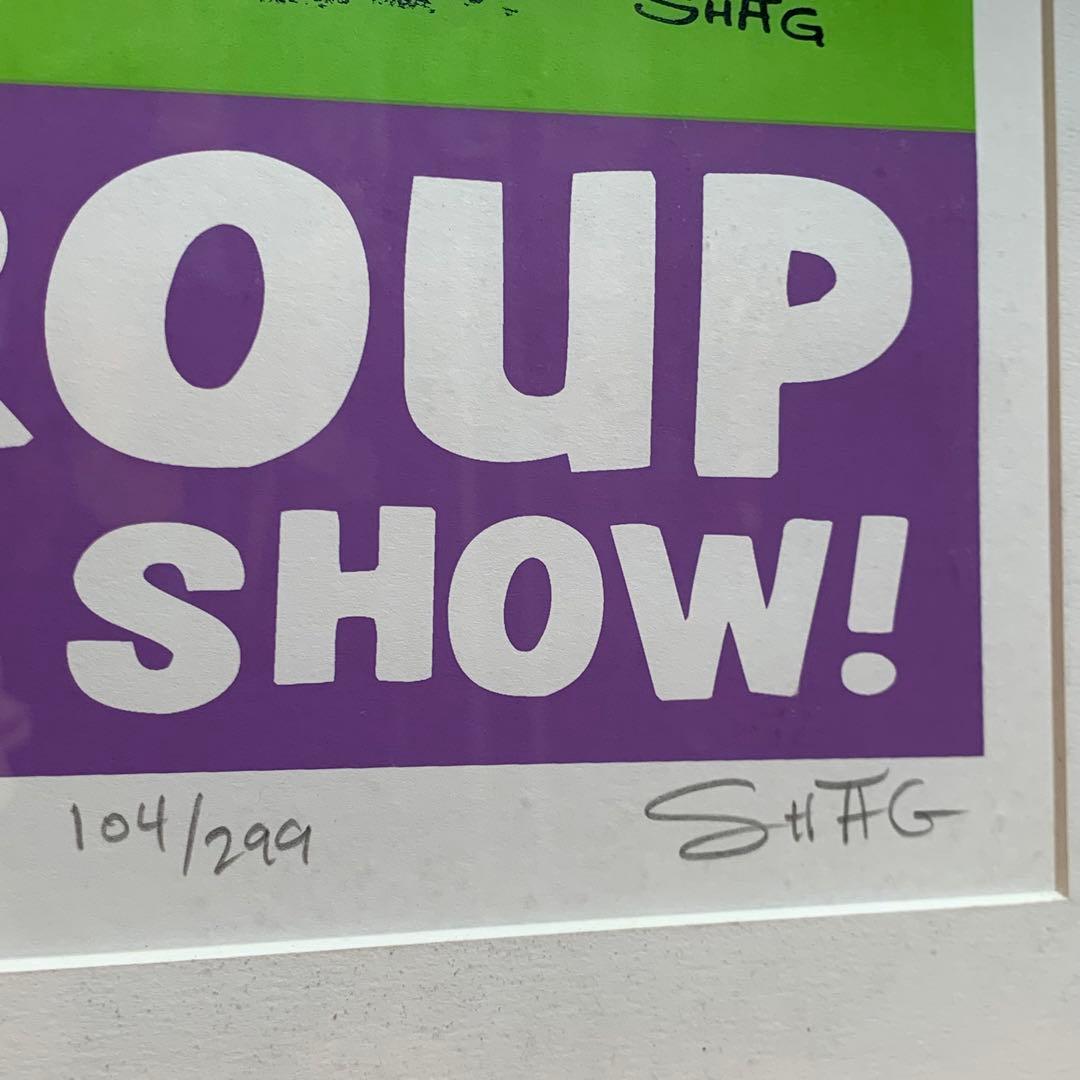 SHAG シャグ　シルクスクリーン　限定299枚　シリアル入り　 公式購入