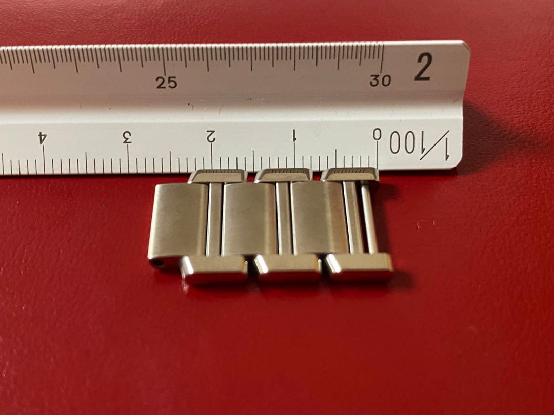 純正 Cartier カルティエ 腕時計 3個 タンクフランセーズ SM コマ