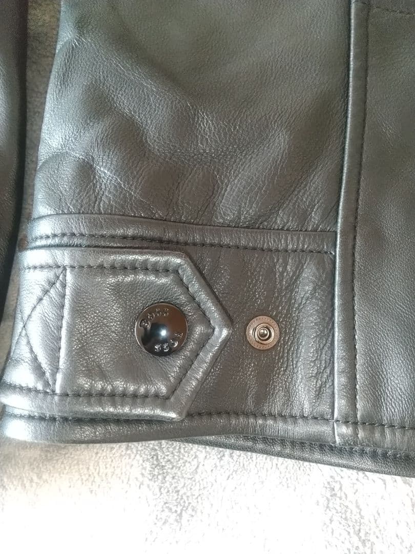 HUGO BOSS レザー シングル ライダースジャケット 革ジャン ラムレザー
