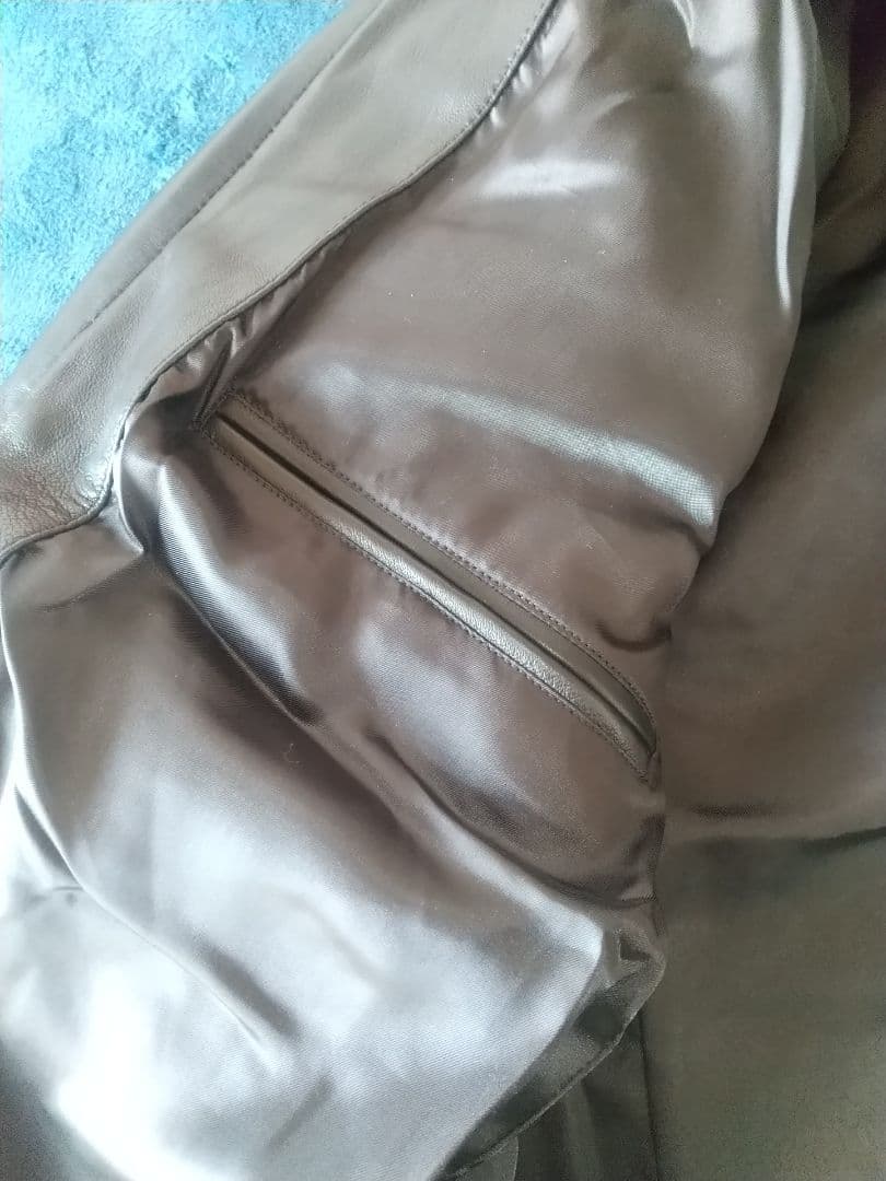 HUGO BOSS レザー シングル ライダースジャケット 革ジャン ラムレザー