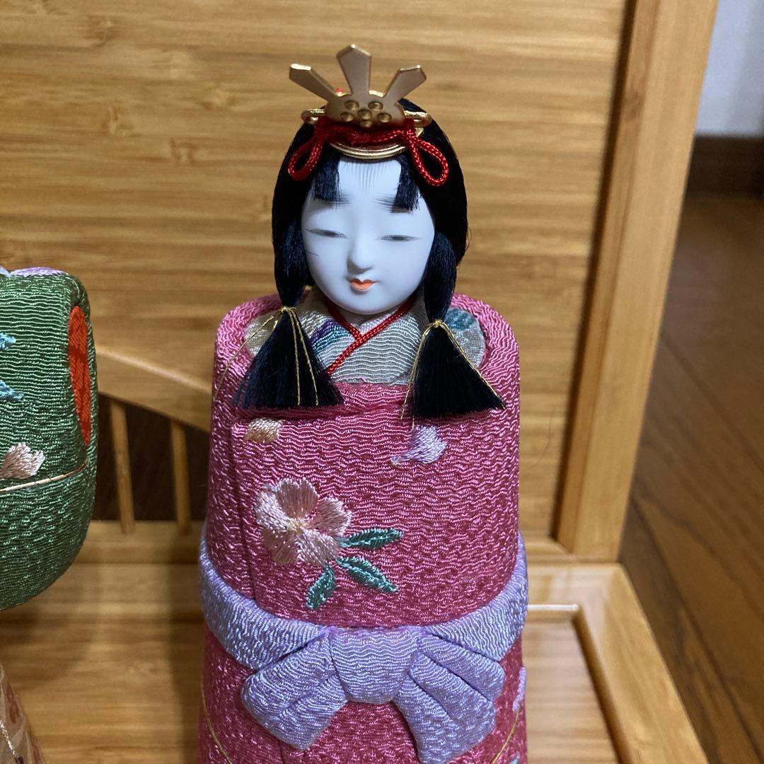 雛人形　立ち雛　木目込み人形