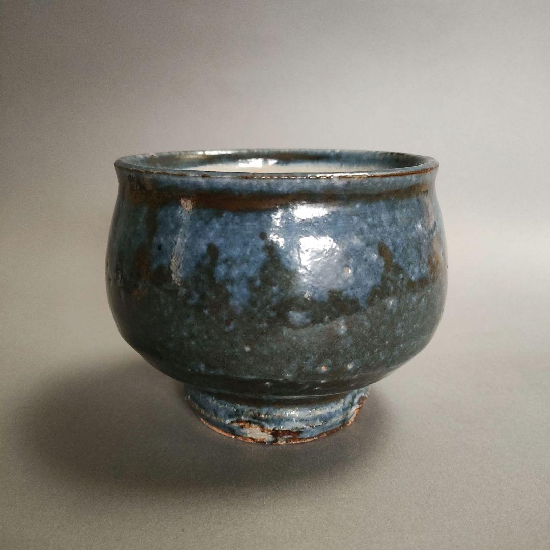 椋木英三　呉須花絵茶碗　椋木春水　河井寛次郎　民藝