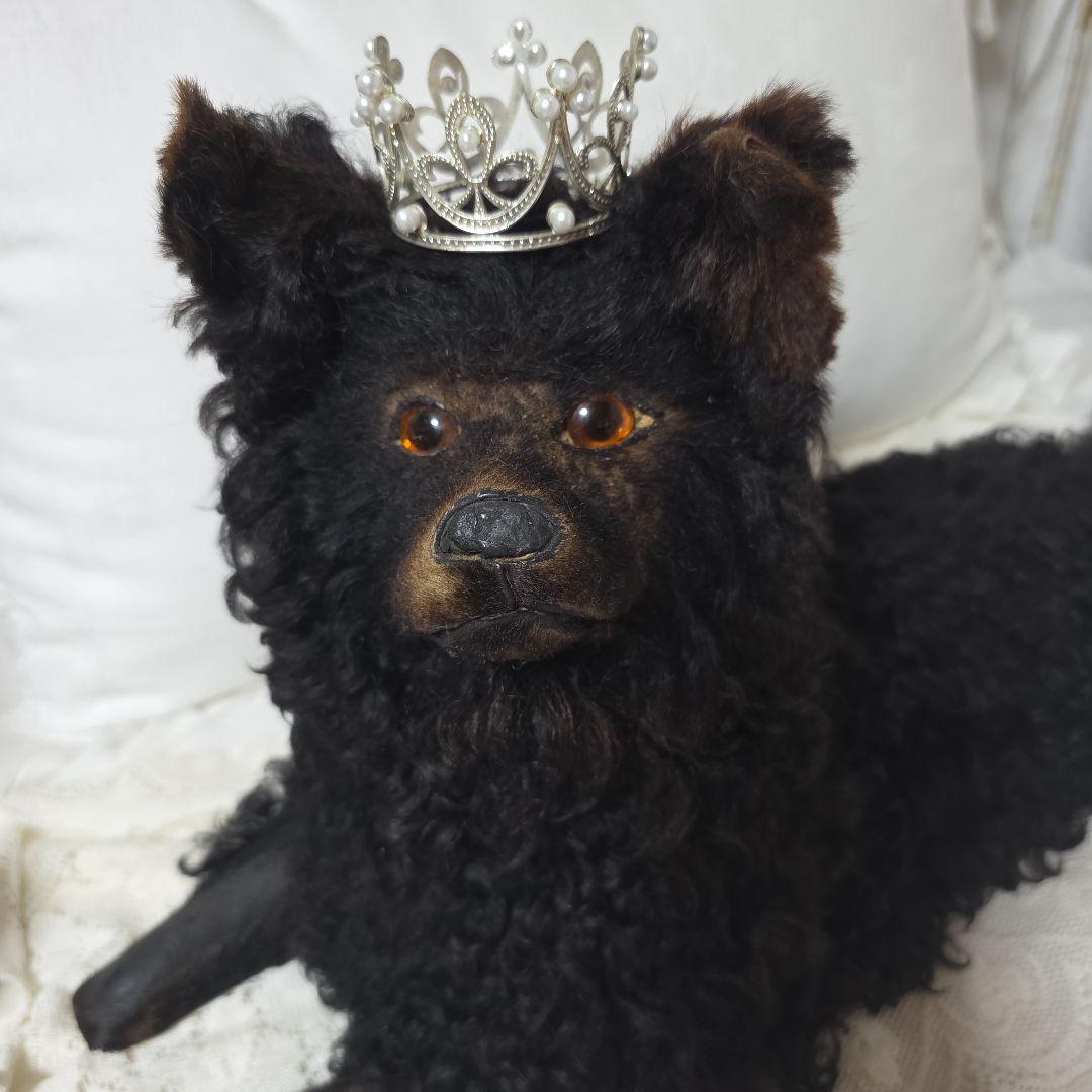 フランスアンティーク　ドック　アーティストベア　リアルドック　テディベア