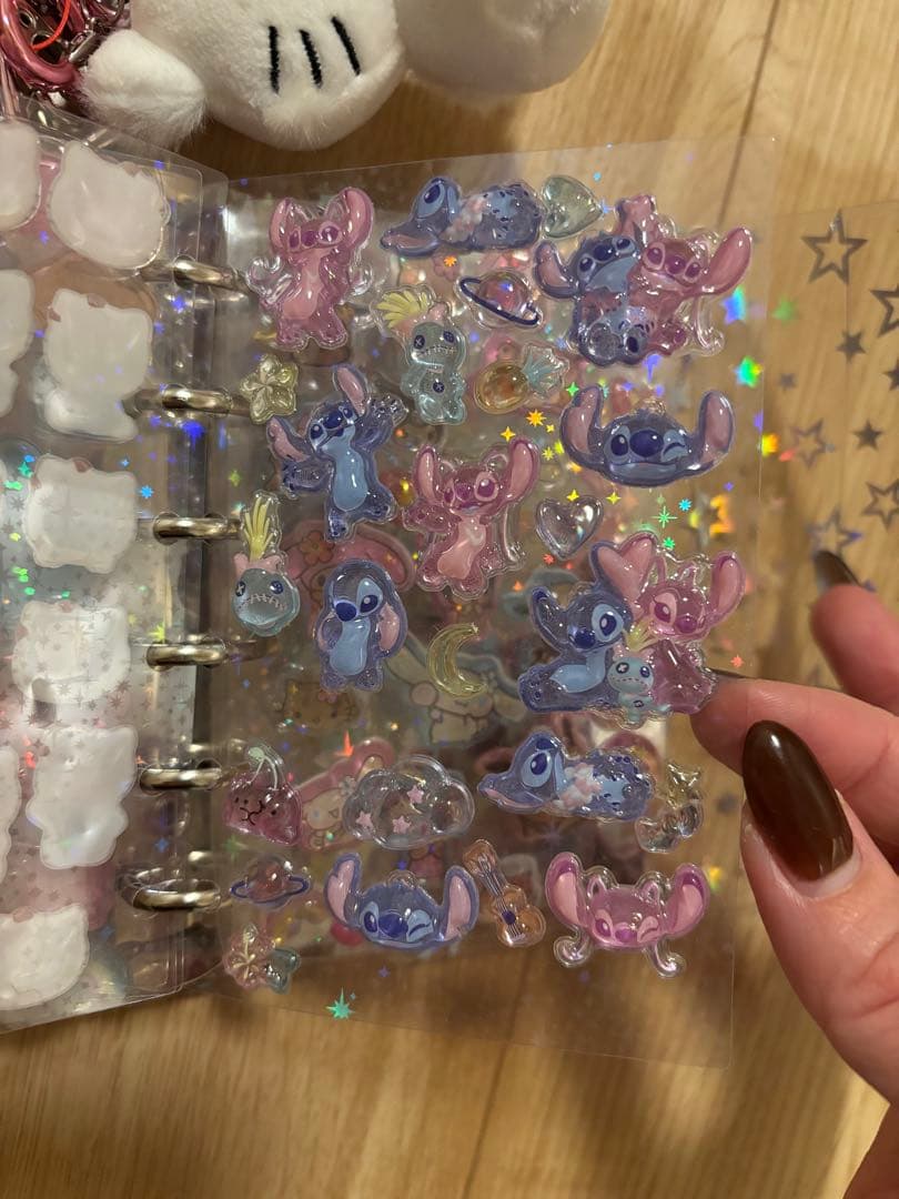 シール帳　完成品　サンリオ　ボンドロ　おはじきシール