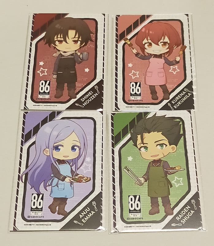 【即購入不可9〜】エイティシックス コラボカフェ ステッカー