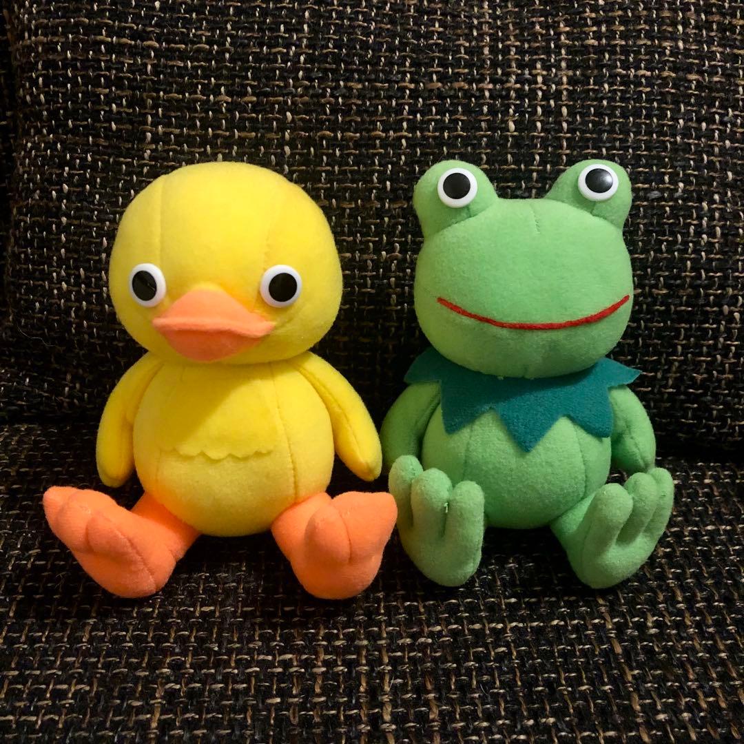 セット　ガーコとケロタン　ぬいぐるみ　レトロ　アヒル　カエル