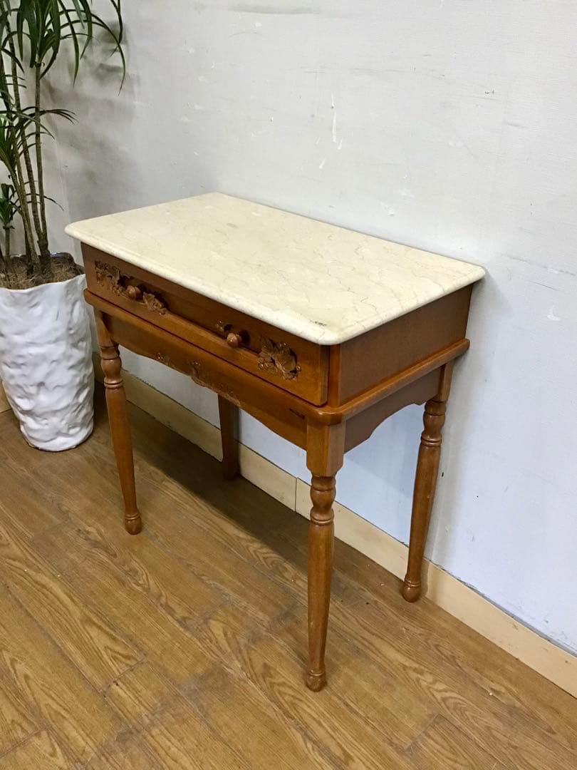 管167☆D&A YOSHIKAWA☆大理石☆コンソールテーブル