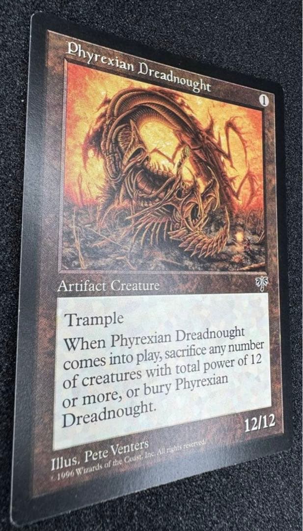 未使用 ミラージュ ファイレクシアン ドレッドノート 英語