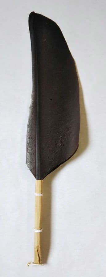 茶道具 羽箒 鴻鶴 こうかく こうつる 右羽 風炉用 D 新品未使用