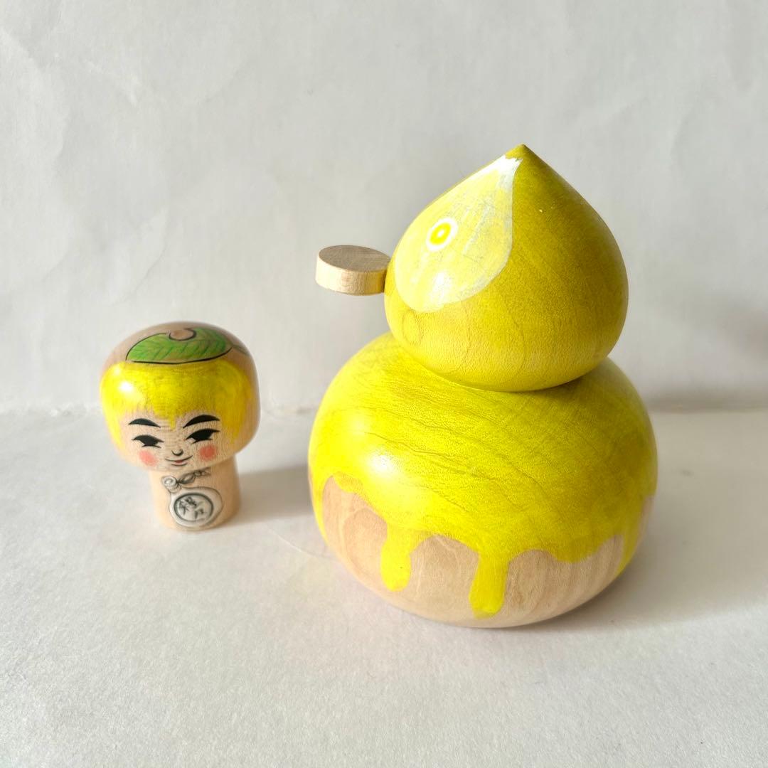 たぬきこけーき レモンフレーバー 林貴俊 石巻こけし