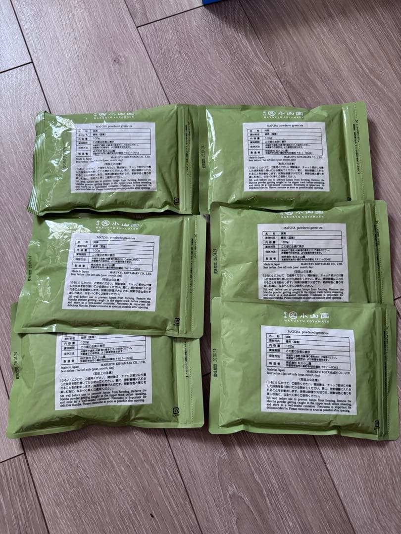 丸久小山園抹茶　五十鈴100g x6袋 セット