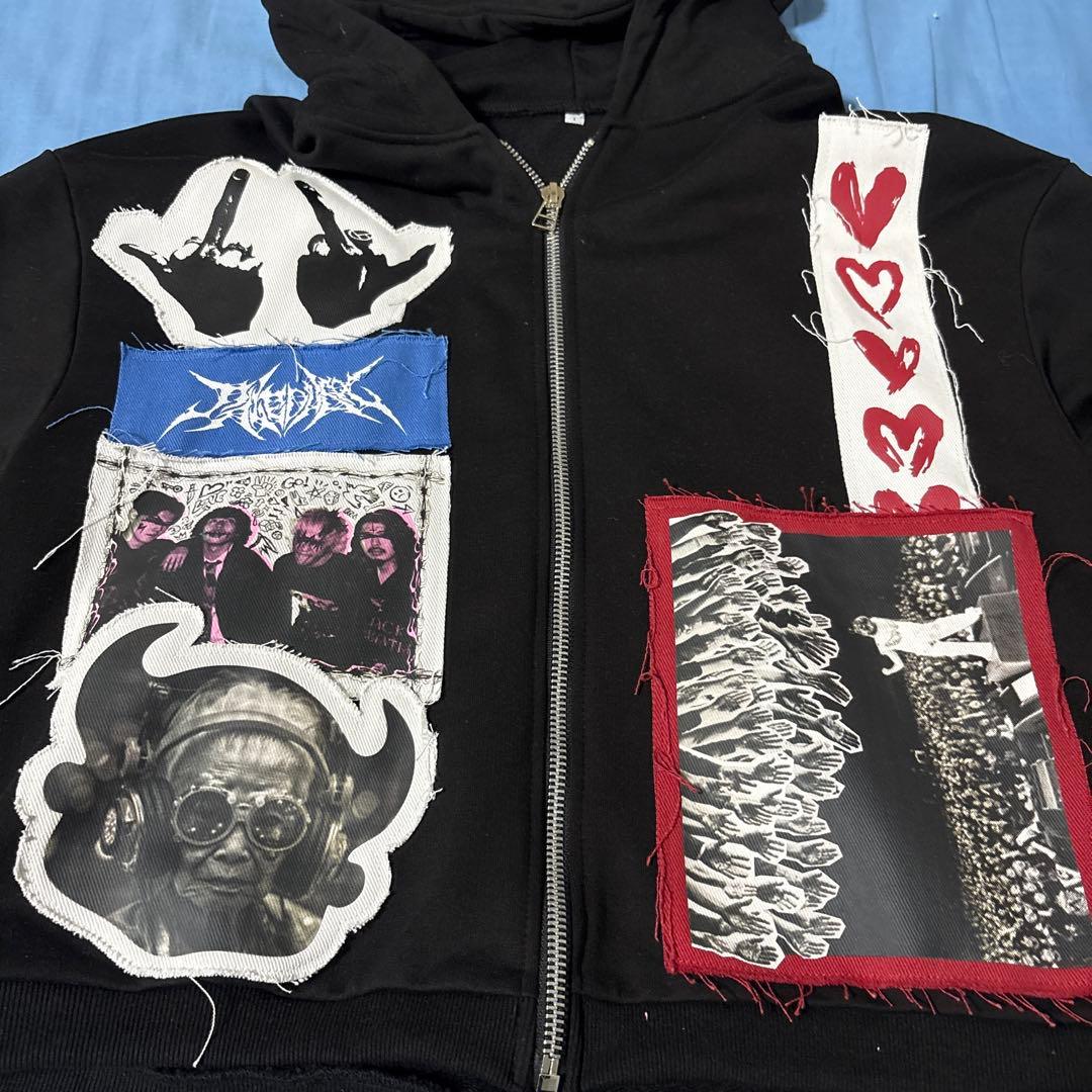 paledusk ハンドメイドフーディ