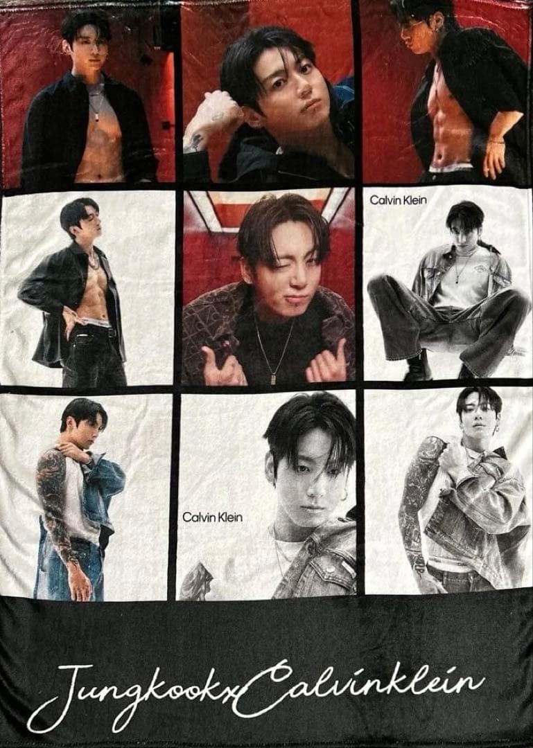 BTS Jungkook ハート型アクリルフォトブロック•スクエアフォトブロック