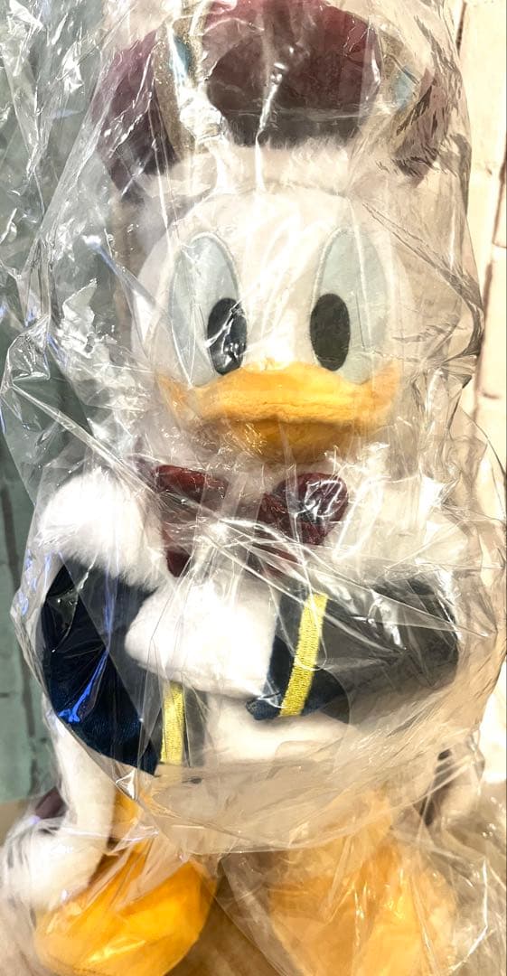 ドナルドダック ぬいぐるみ DONALD THE KING BIRTHDAY