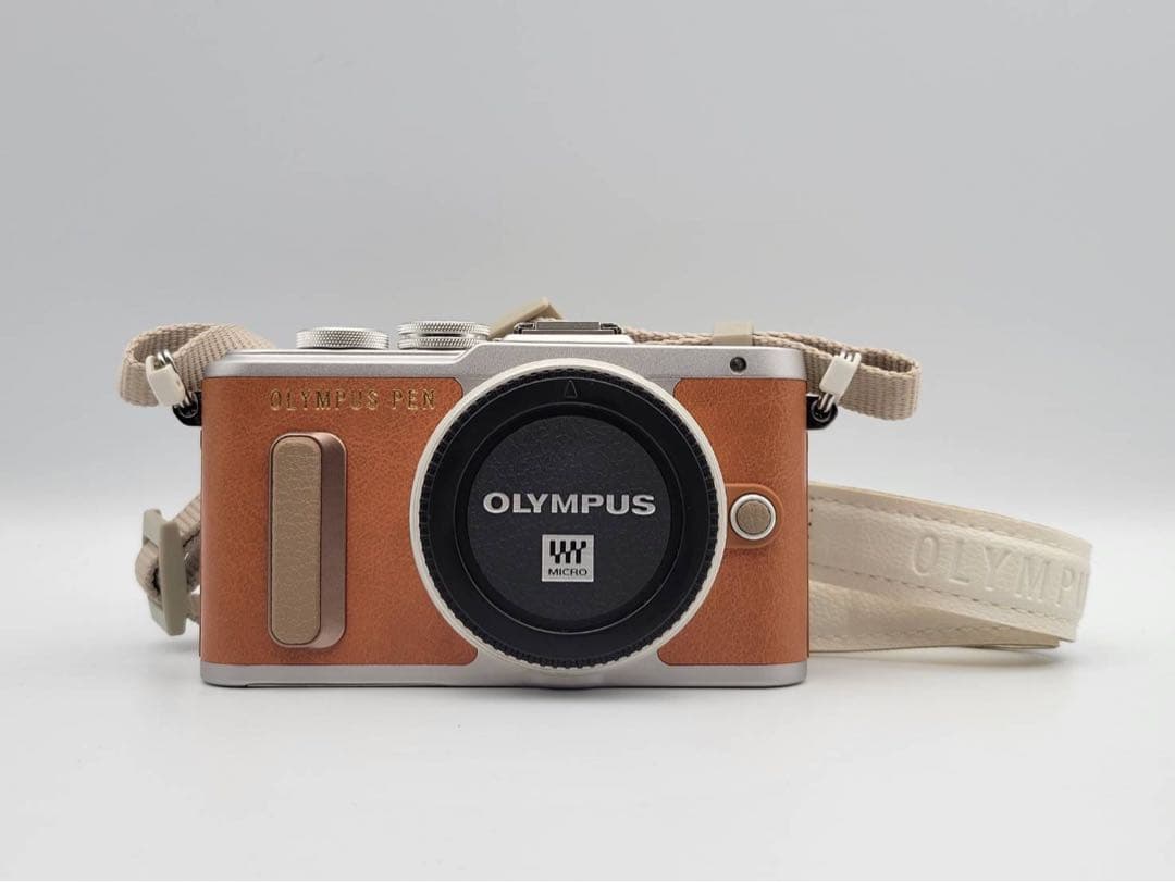 OLYMPUS PEN E-PL8 ミラーレス一眼 デジタルカメラ ブラウン