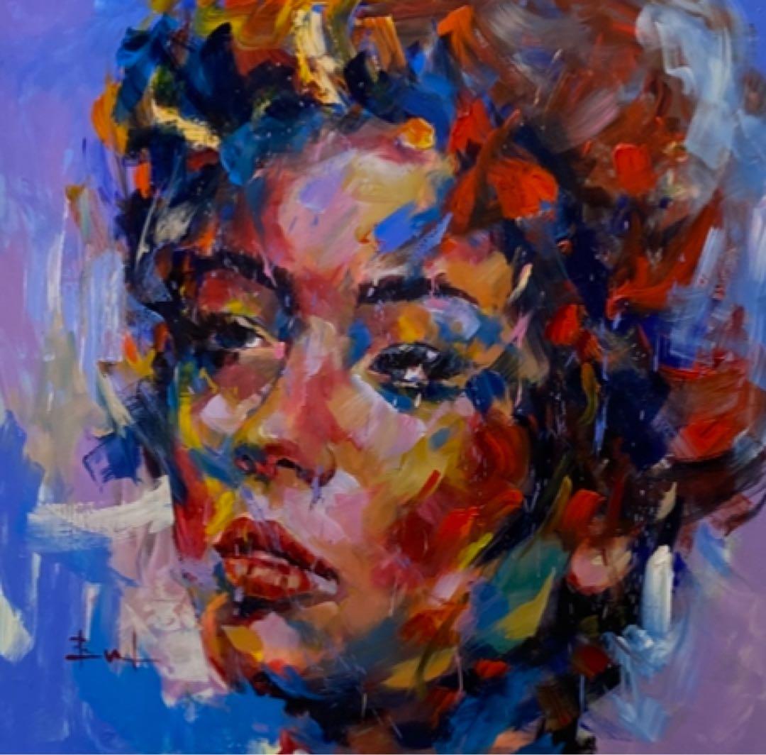 女性の肖像 油彩画