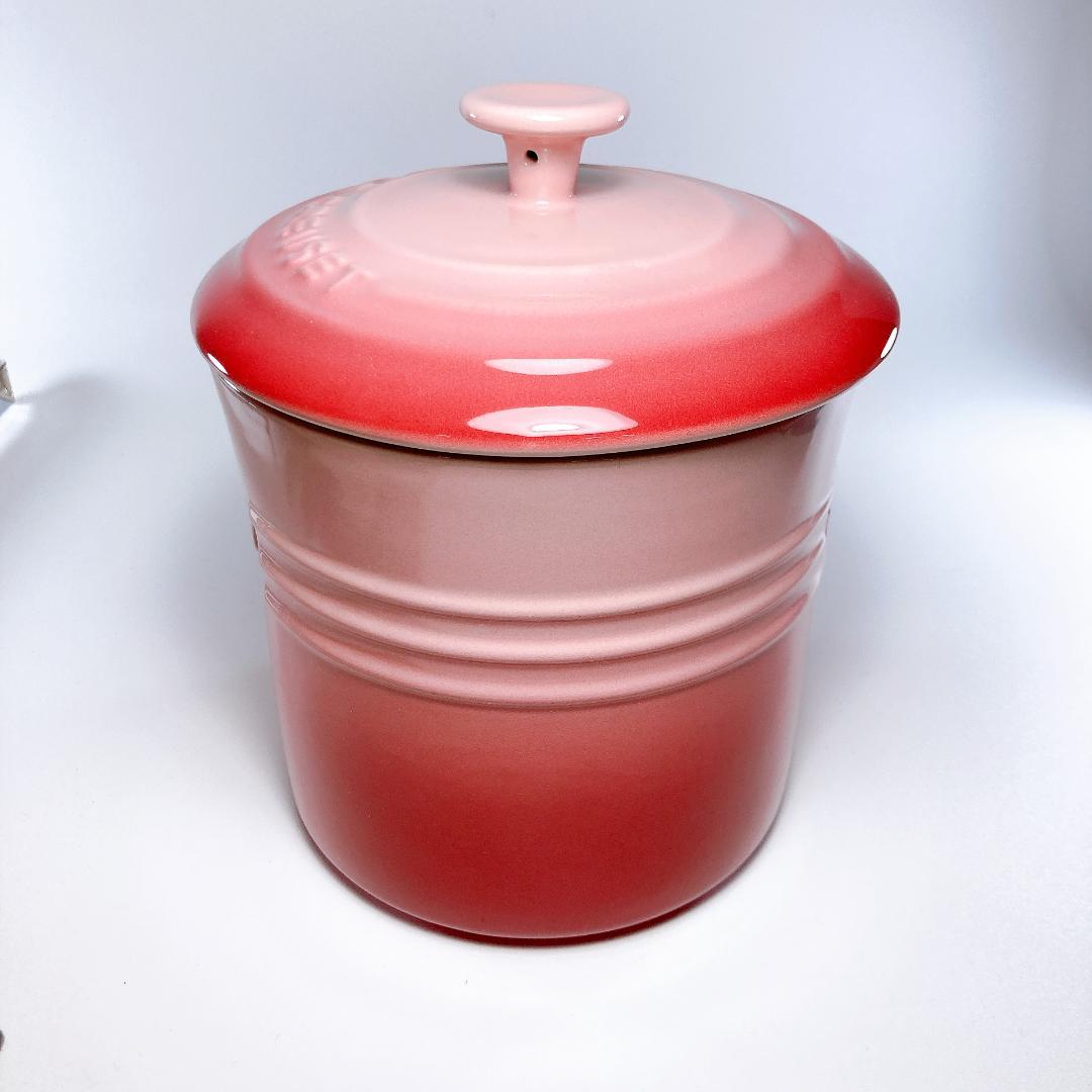 ル・クルーゼ フードコンテナ ナチュラルピンク　|2957|