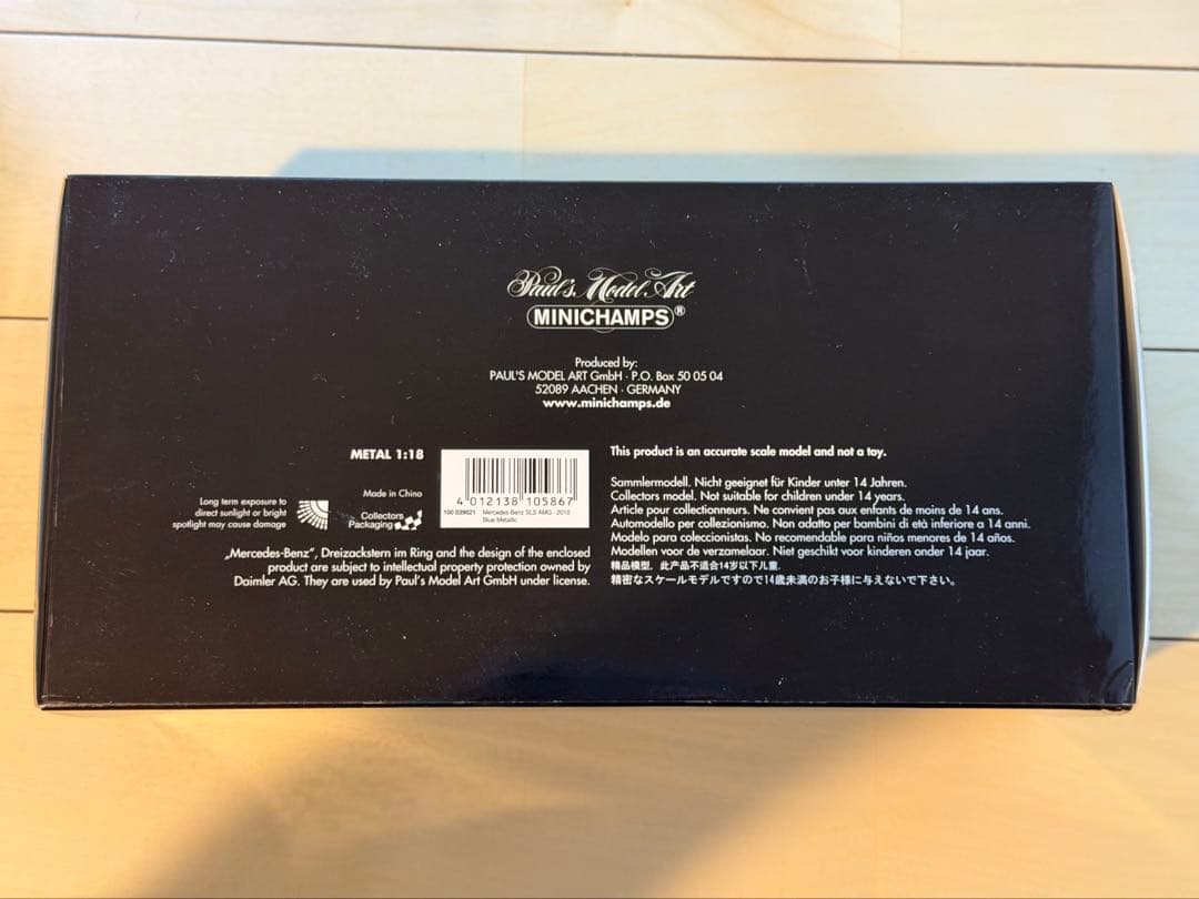 ミニカー Minichamps 1/18 Mercedes Benz SLS AMG