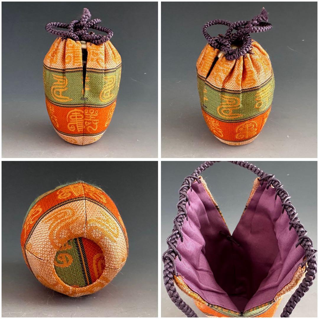 茶道具　古瀬戸写　茶入　濃茶器　山口錠鉄　共箱　仕服付　稽古　茶事　陶芸　瀬戸