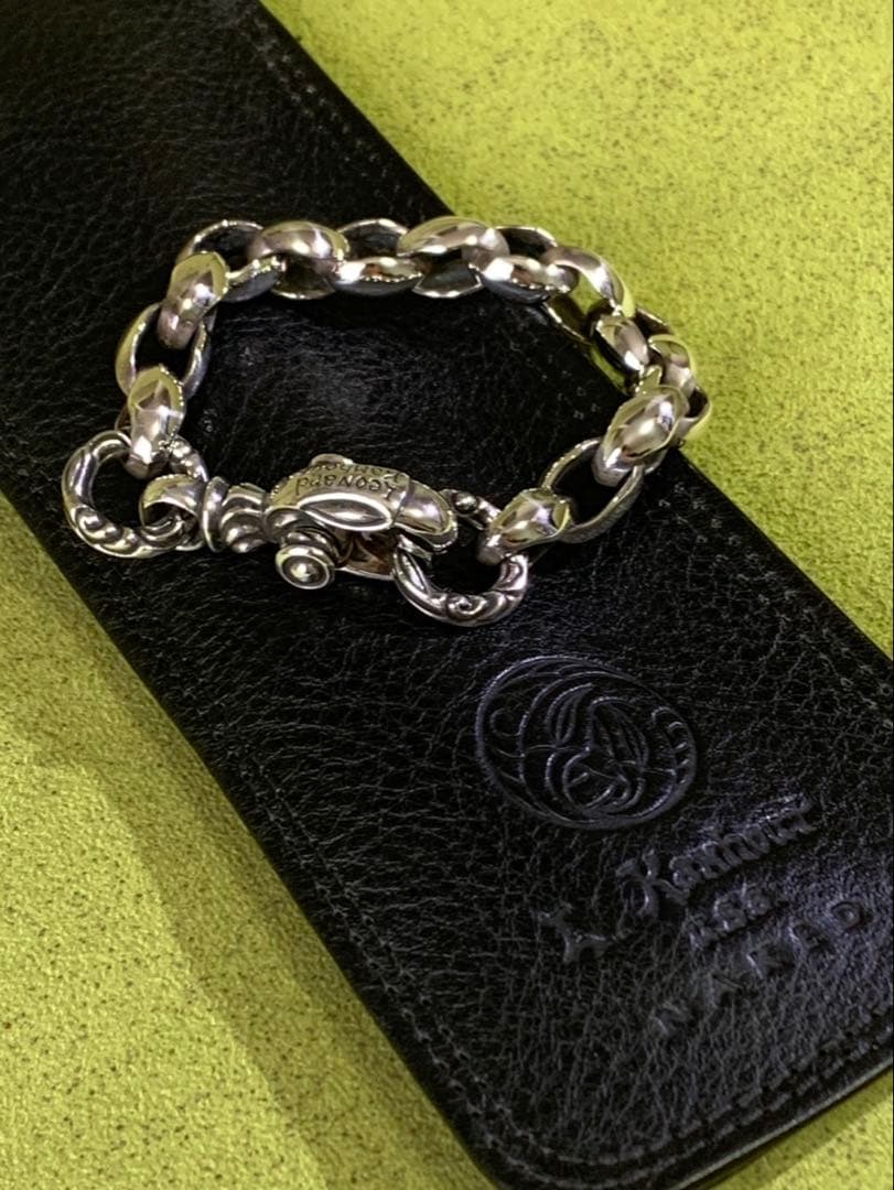 レナードカムホート SILK LINK BRACELETシルクリンクブレスレット