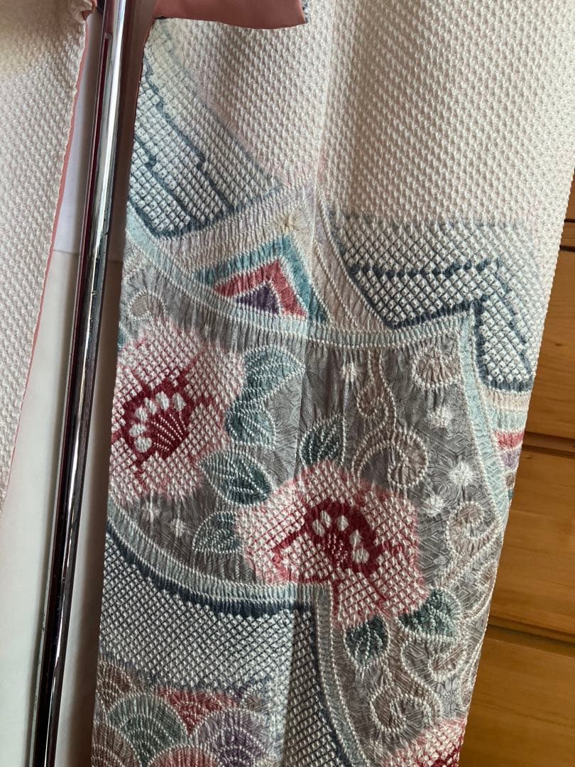 藤娘きぬたや　総絞り　訪問着　付下げ