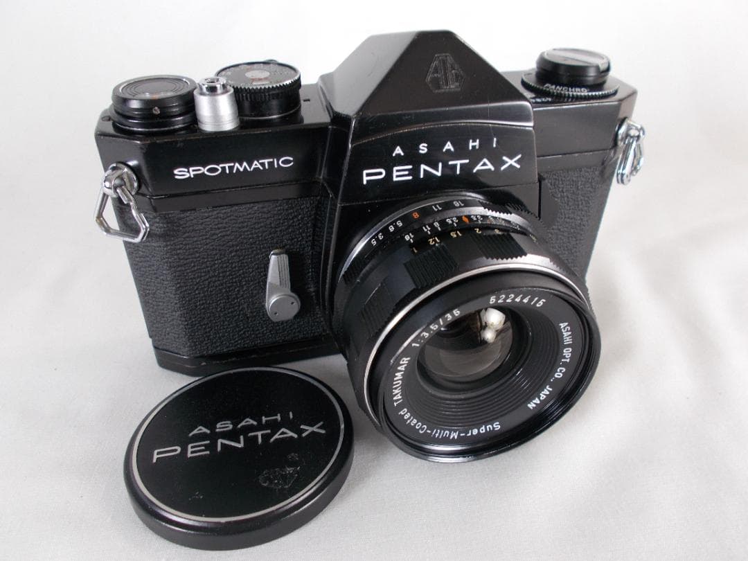 フィルムカメラ 整備済　Pentax SP　+ 広角レンズ 35mm　P257