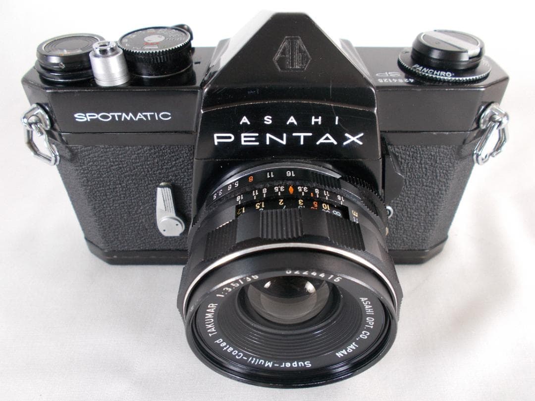 フィルムカメラ 整備済　Pentax SP　+ 広角レンズ 35mm　P257