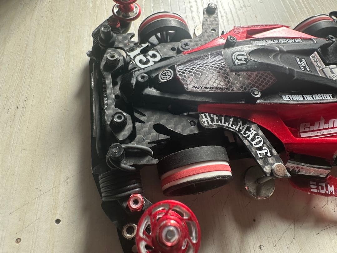 ミニ四駆　MSフレキ2台セット中古品 本日23:59分で削除します。