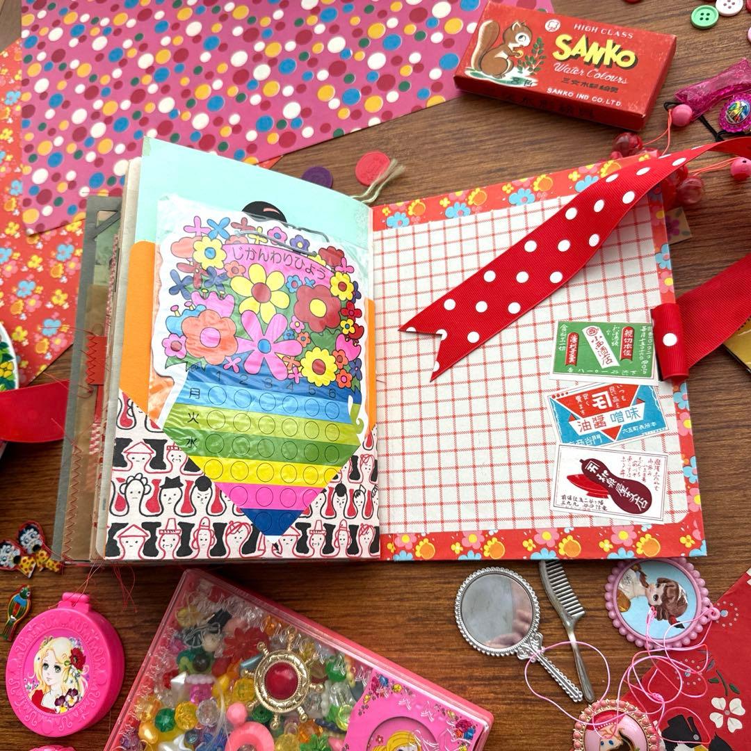 【RIkA】 昭和レトロ ジャンクジャーナル ラベル 紙モノ