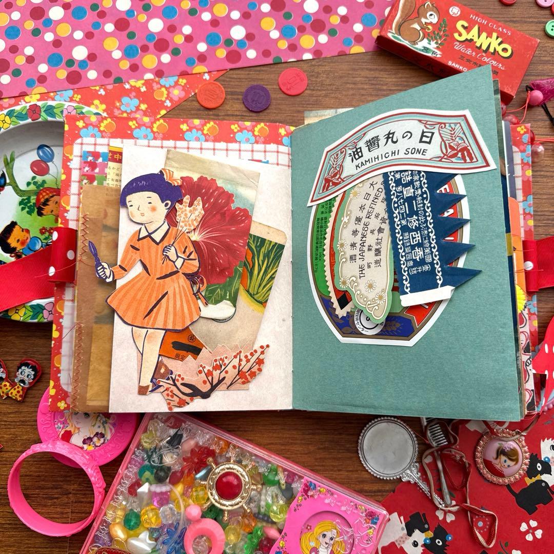 【RIkA】 昭和レトロ ジャンクジャーナル ラベル 紙モノ