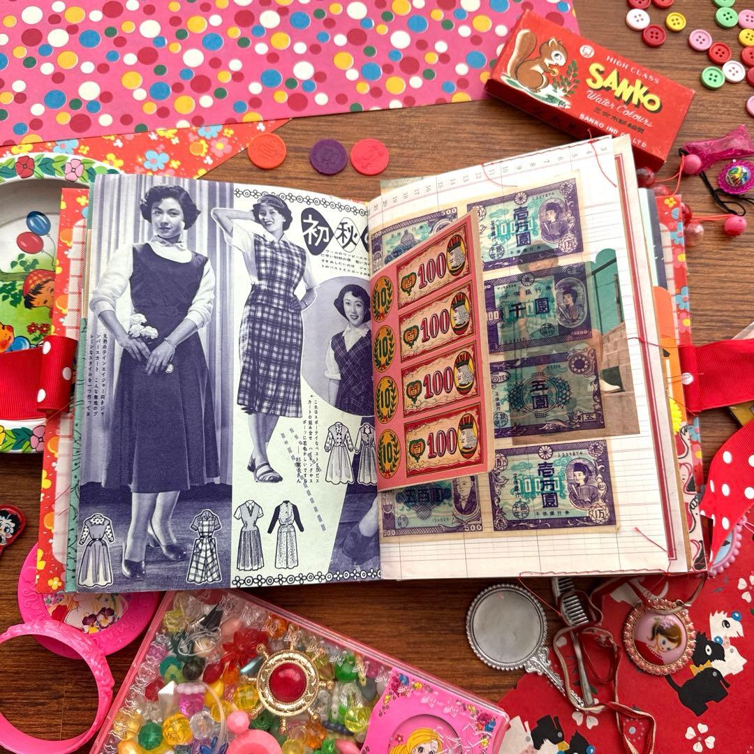 【RIkA】 昭和レトロ ジャンクジャーナル ラベル 紙モノ