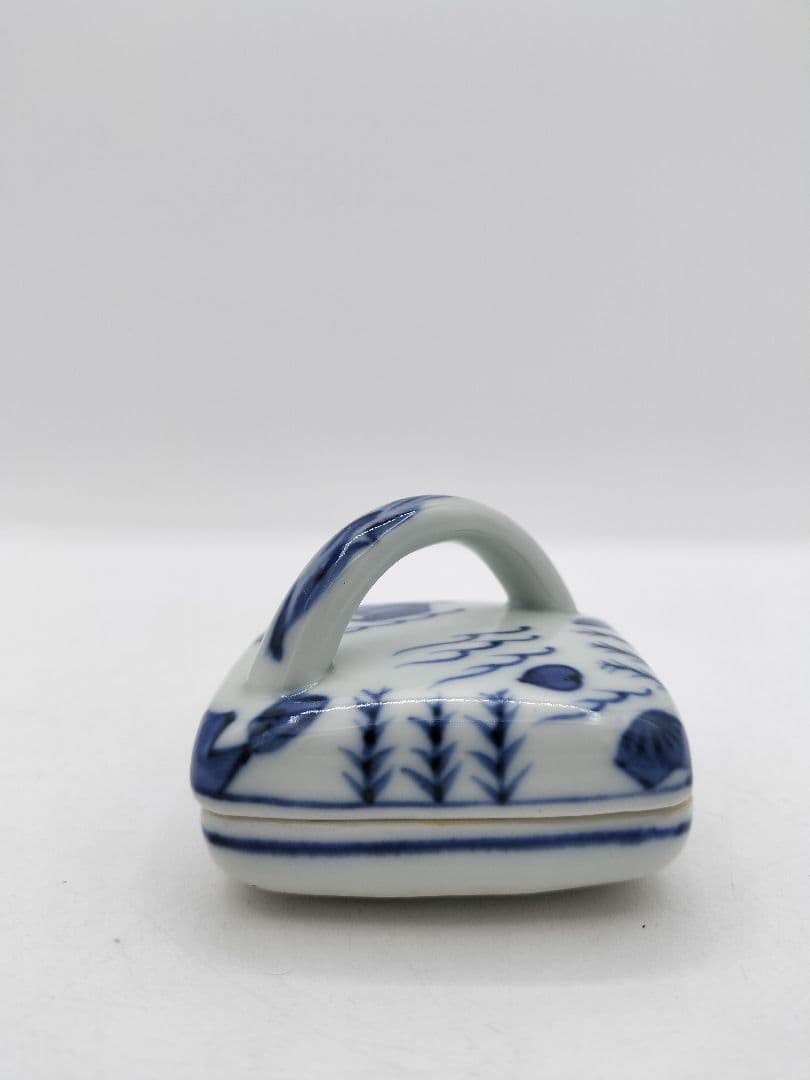 c431 香合 隅田川 小峠舟山 木箱 茶道具 古物