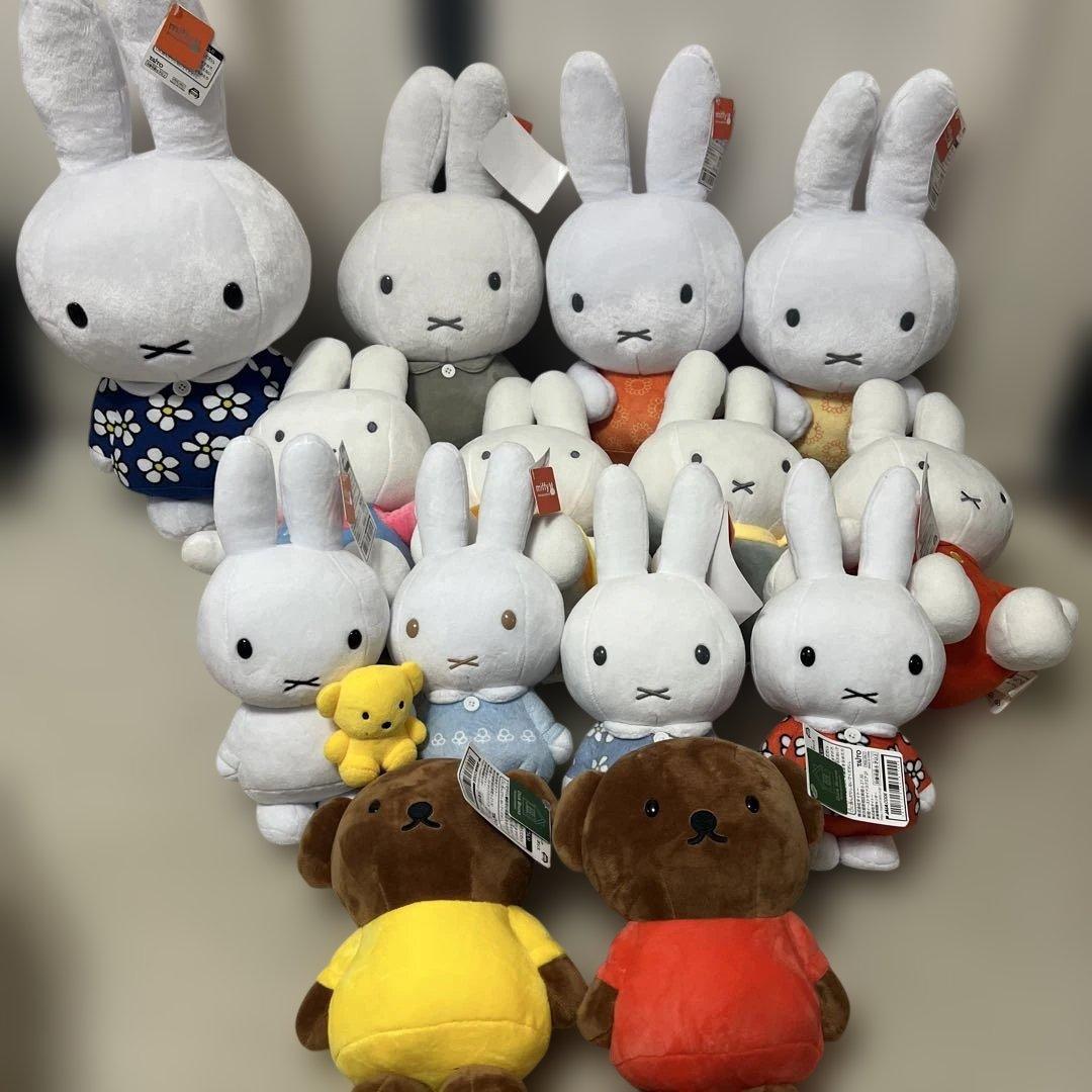 ミッフィー ぬいぐるみ 大・中・小