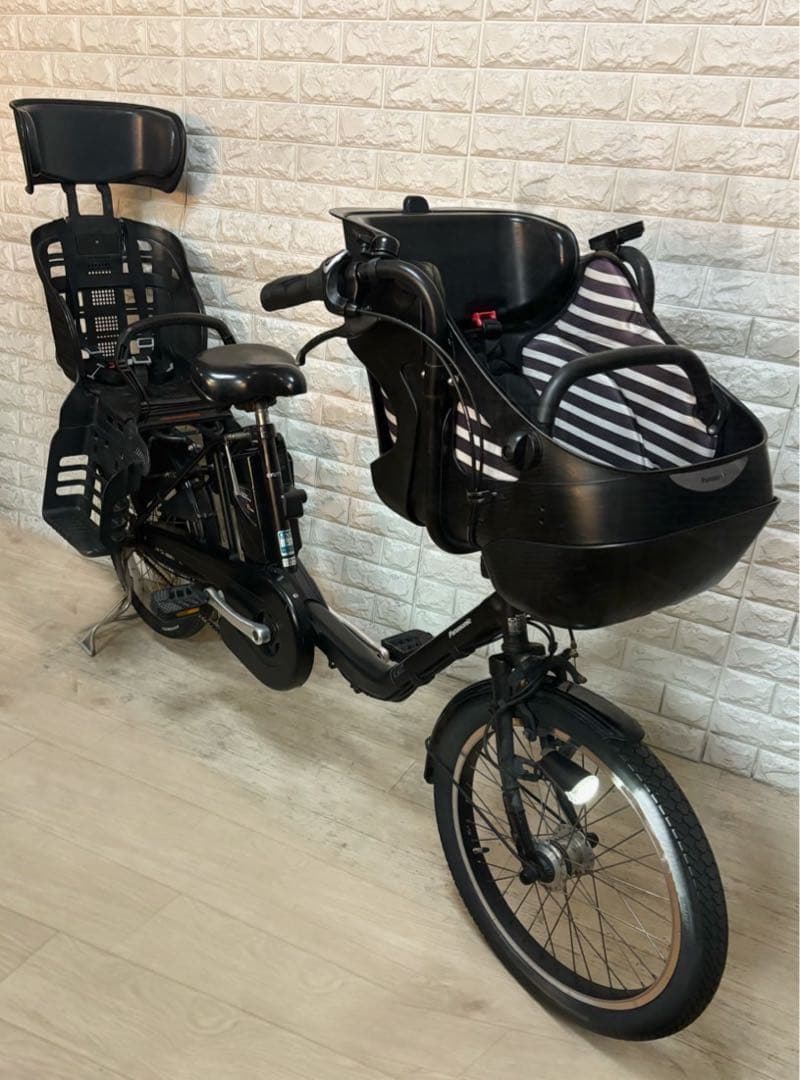 ✨美品✨大容量8Ah✨室内保管✨パナソニック ギュット　子供乗せ電動自転車⭐️