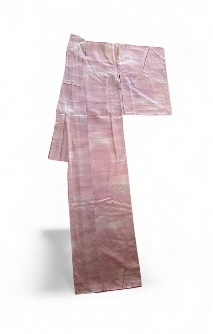 振袖一式 杉本幸田郎 振袖+帯3枚+長襦袢2枚 身丈150㌢ 赤 枝垂れ桜 箱付