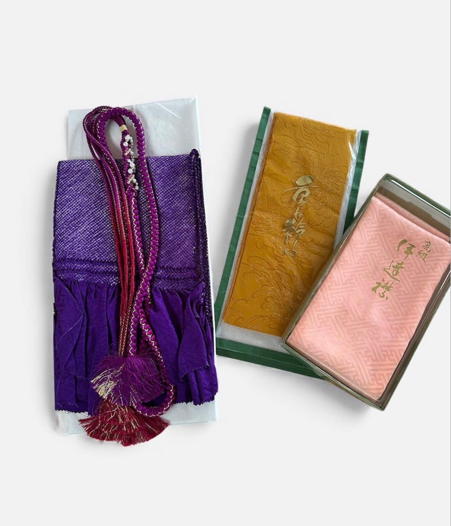 振袖一式 杉本幸田郎 振袖+帯3枚+長襦袢2枚 身丈150㌢ 赤 枝垂れ桜 箱付