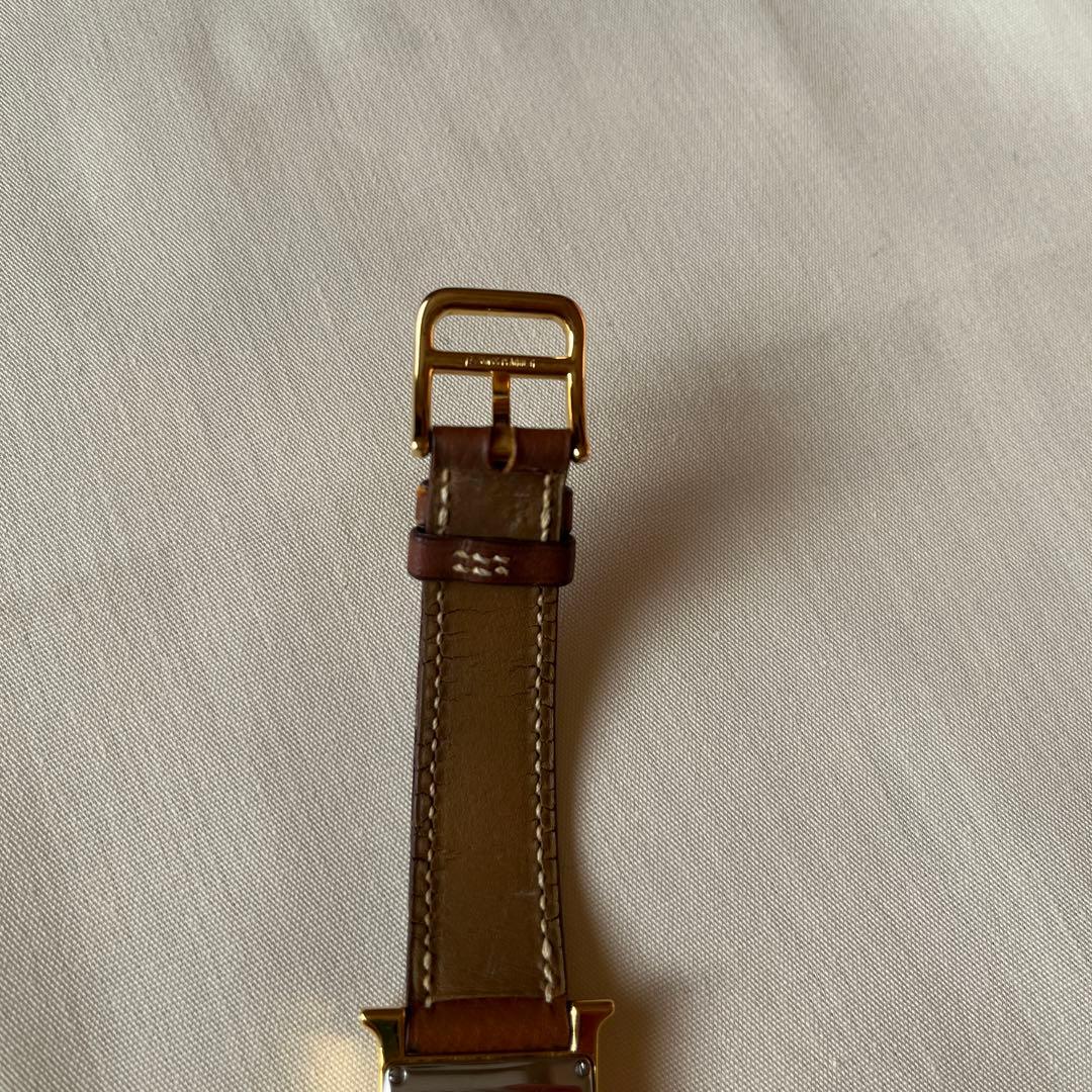 エルメスHウォッチ　キャメル　腕時計