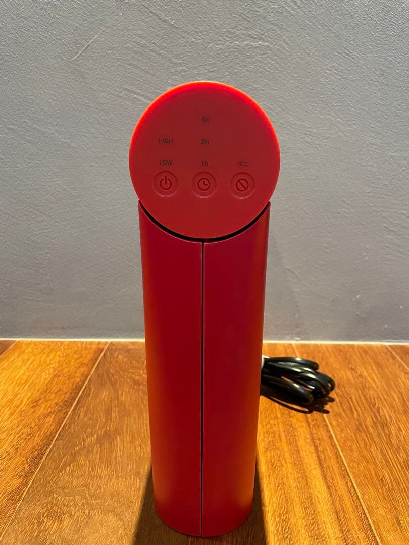 ±0 衣類乾燥機　コンパクト　乾燥機　レッド　22年製