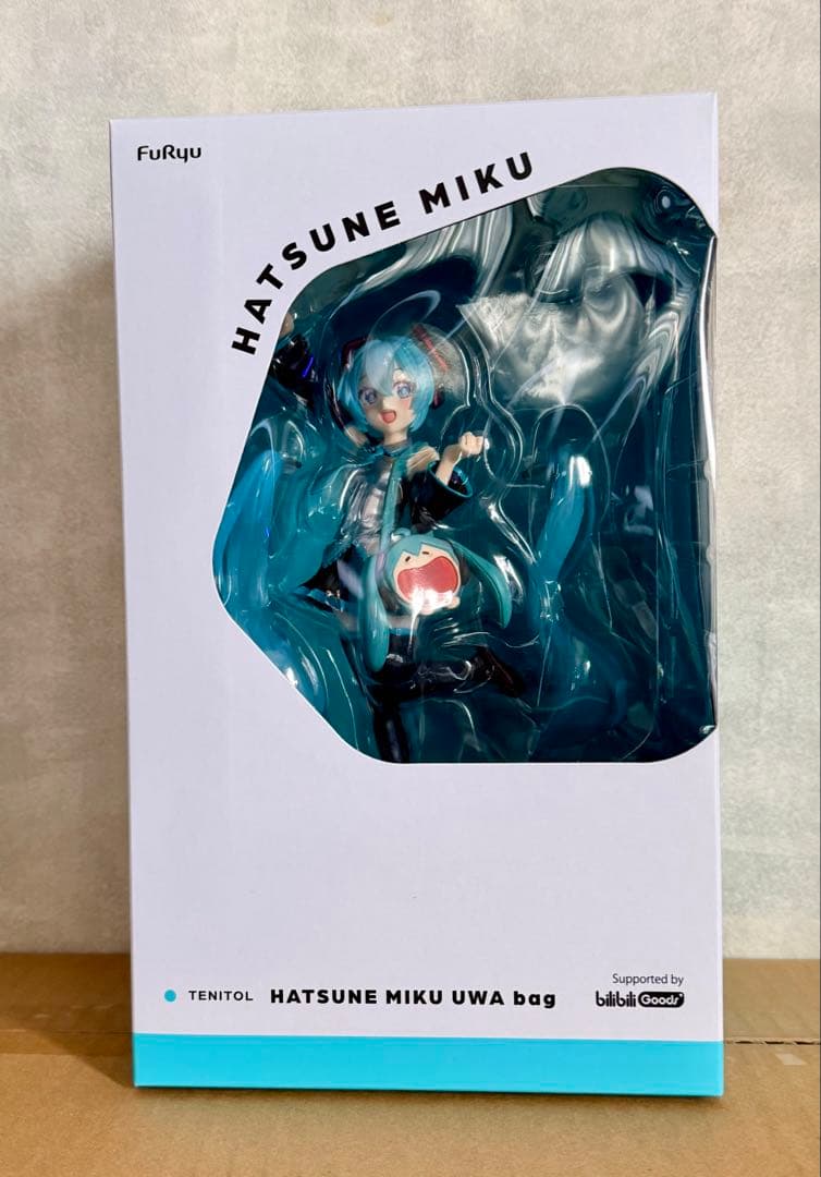 TENITOL 初音ミク UWA ふわふわ可愛い笑顔バッグ フィギュア