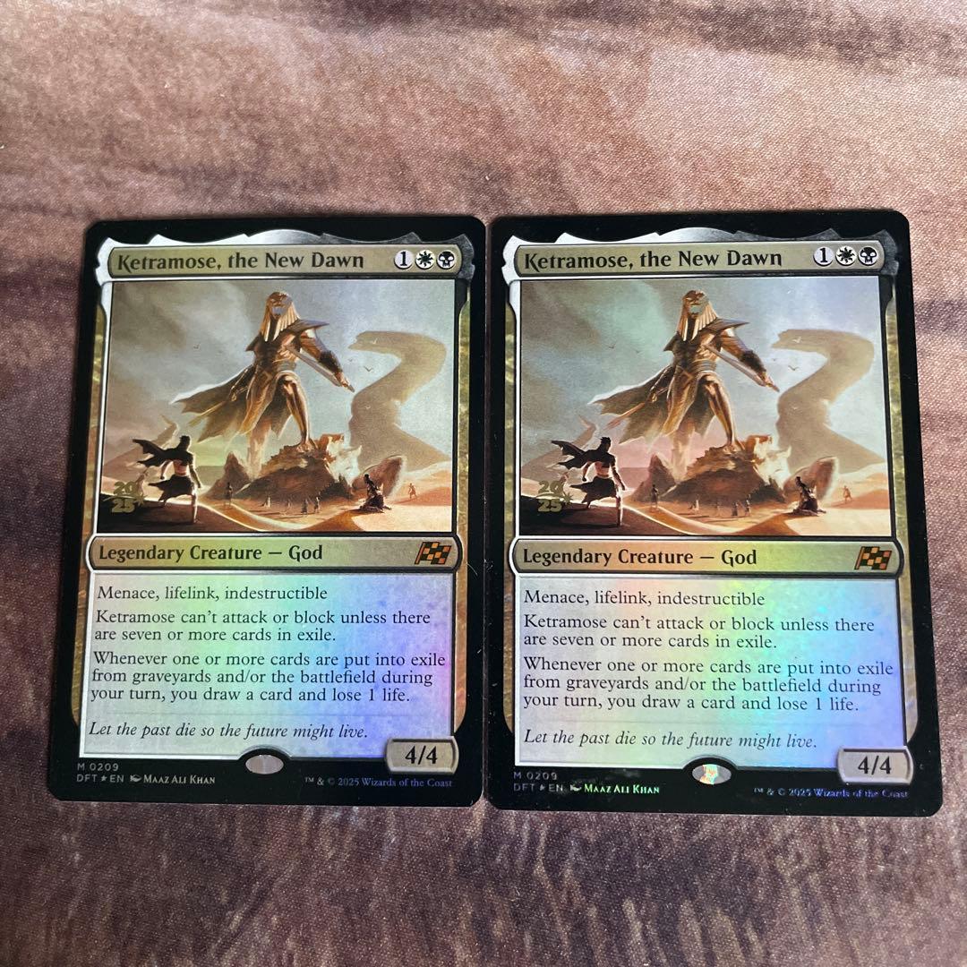 MTG 新たな夜明け、ケトラモーズ 英語 プレリ版 2枚セット