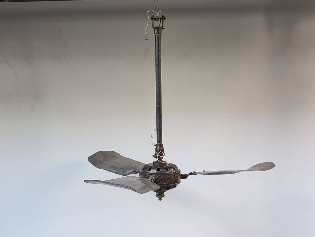 【稀少・アンティーク】マレッリ／シーリングファン／イタリア製／230V