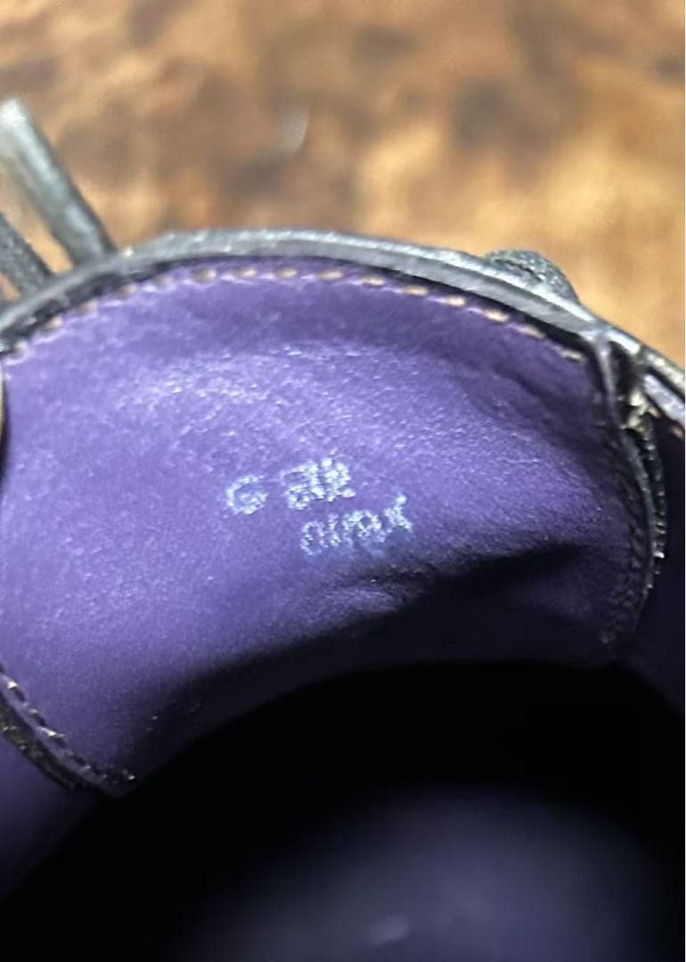 ベルルッティ BERLUTI アレッサンドロ ホールカット レザーシューズ8.5