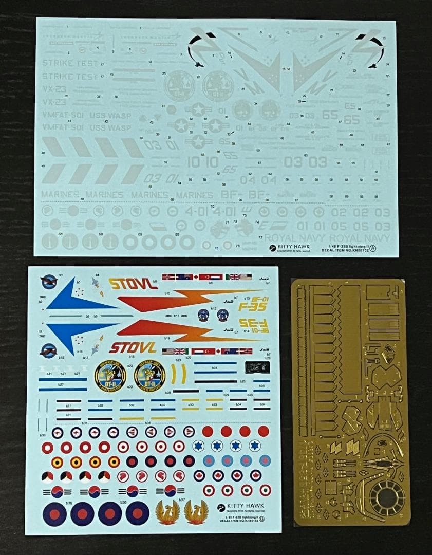 F-35B　ライトニングⅡ　キティホーク　エッチングパーツ　セット　プラモデル