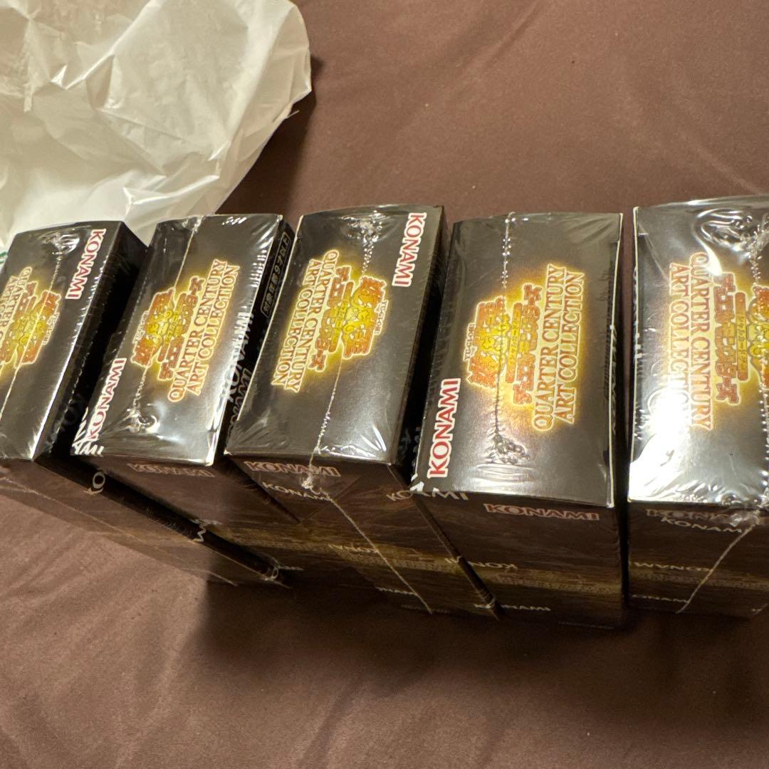遊戯王25QUARTER CENTURY ART COLLECTION 5BOX