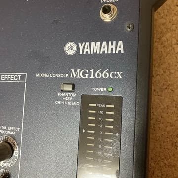 【通電品】YAMAHA MG 166CX アナログミキサー ヤマハ