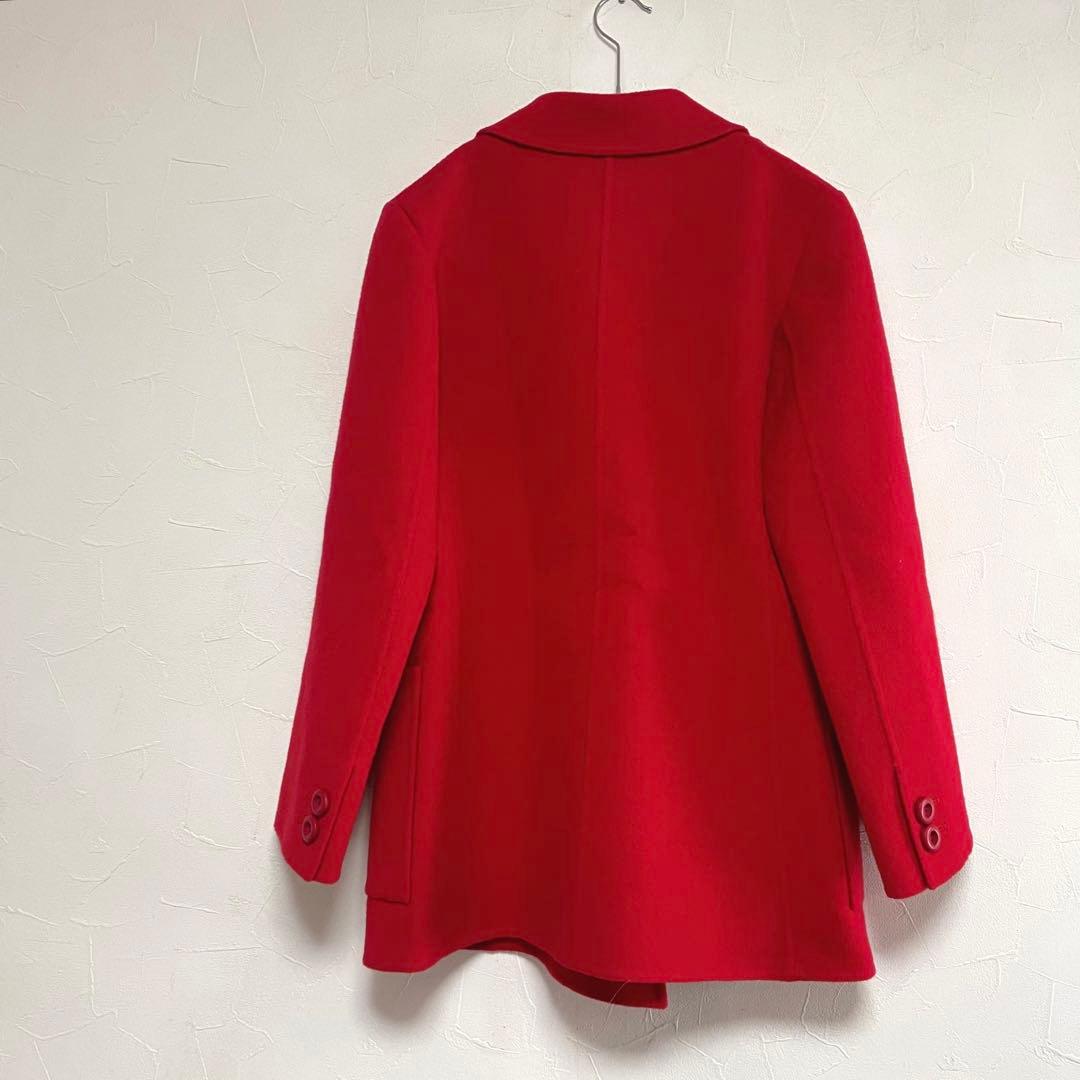 ALTUNA アニオナ　高級ウールコート　イタリア製　レッド　レディース　42