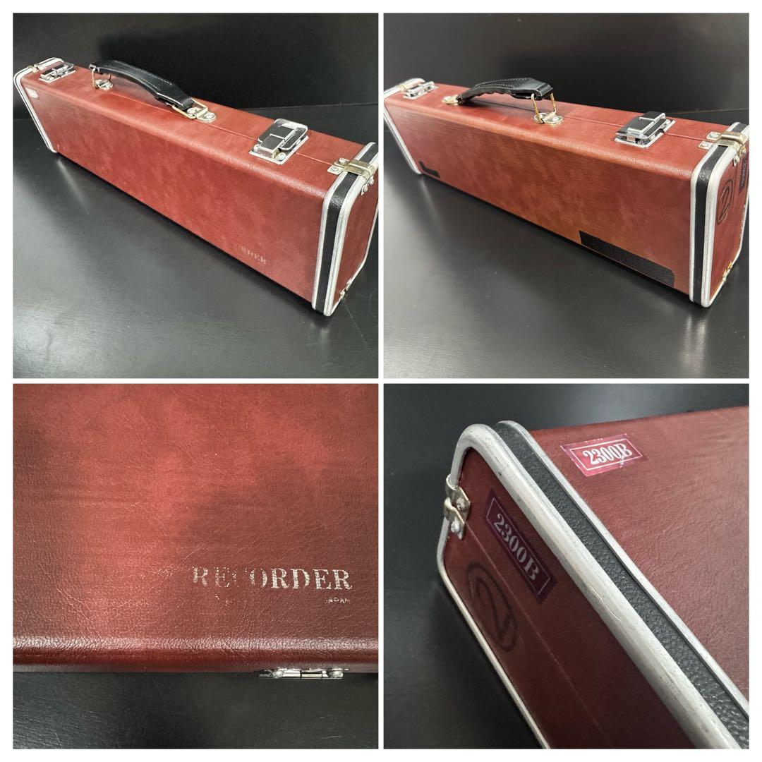 ② 希少　ZEN-ON ゼンオン 全音 テナーリコーダー 2300B バロック式