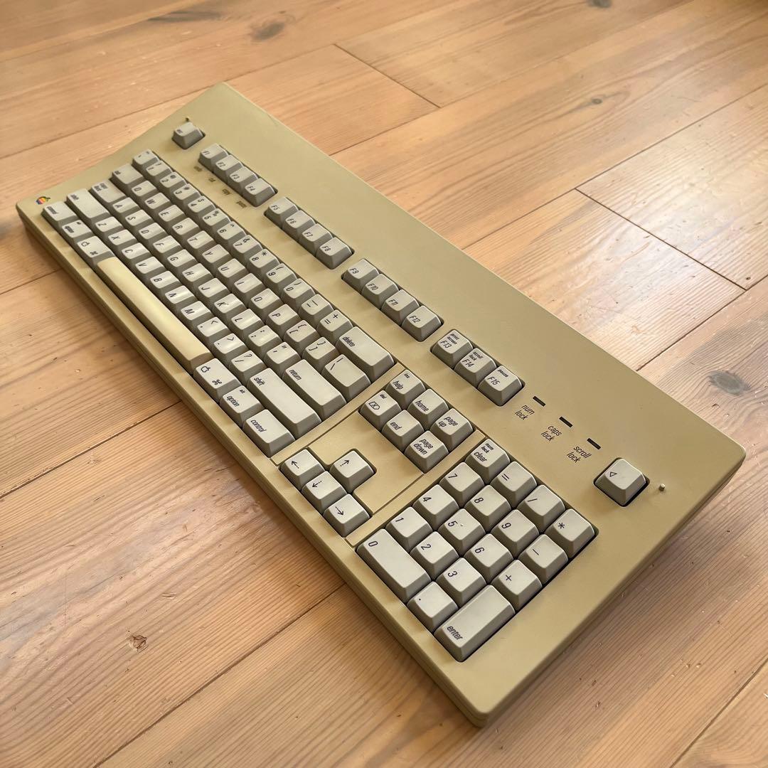 初代 Apple extended keyboard US配列 USBアダプター