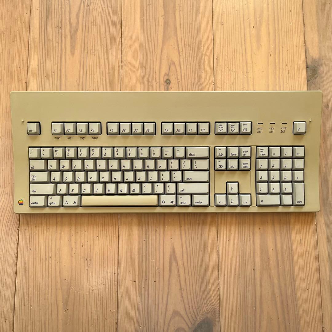 初代 Apple extended keyboard US配列 USBアダプター