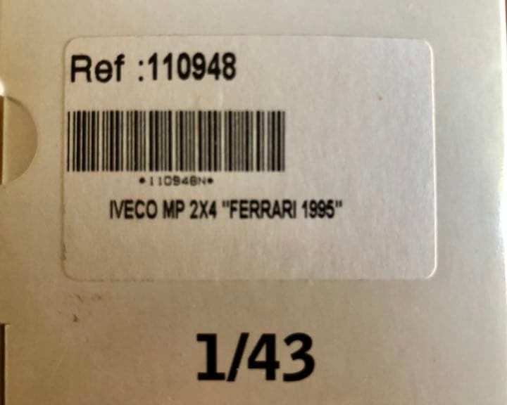 【未開封・新品】エリゴールフェラーリFerrariトランスポーターIVECOレア